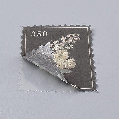 Vintage Briefmarken-Aufkleber-Set(X-DIY-B008-03D)-3