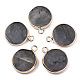 Natural Labradorite Pendants(G-N326-29A)-1