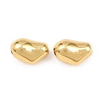 Brass Beads, Nuggets, Rack Plating, Long-Lasting Plated, Lead Free & Cadmium Free, Real 18K Gold Plated, 10x16x10mm, Hole: 1.5mm(KK-H292-51A-G)