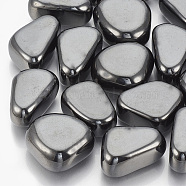 Magnetic Synthetic Hematite Beads, No Hole/Undrilled, Nuggets, 29~35x22~29x14.5~16mm, about 25pcs/1000g(G-T094-16)