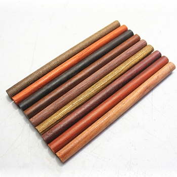 Wood Stick, for Pen Making, Column, Coconut Brown, 101x12mm