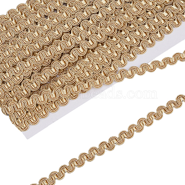 Wave Polyester Ribbon(OCOR-WH0078-379B)-1