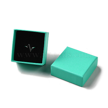 (Defective Closeout Sale: Botton has Black Spot) Cardboard Gift Box Jewelry Set Boxes(CBOX-XCP0001-04)-4