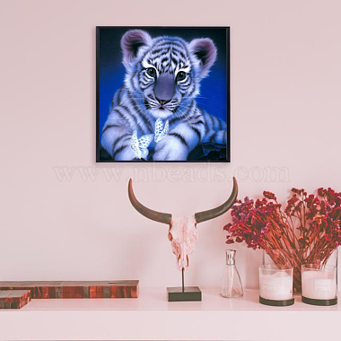 Diy 5d животные узор тигра холст алмазная живопись наборы(DIY-C021-05)-2