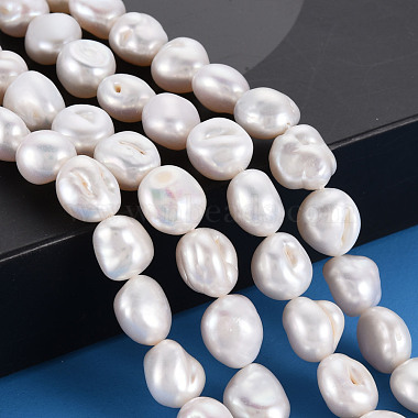 Brins de perles de keshi naturelles(PEAR-S020-X01)-5