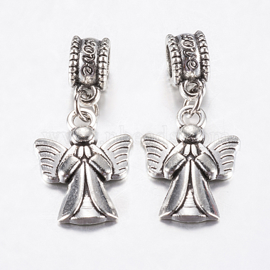 30mm Angel & Fairy Alloy Dangle Beads