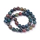 Natural Indian Agate Round Beads Strands(G-N0120-06-10mm)-2