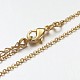 Brass Chain Necklaces(X-MAK-F013-06G)-2