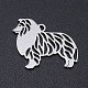 201 Stainless Steel Dog Pendants(STAS-N090-JN854-1)-1