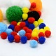 Mixed Round Wool Pom Pom Ball Craft Handmade DIY Bracelet Accessories(AJEW-X0001)-1