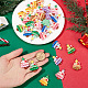 32Pcs 8 Colors Plastic Pendants(FIND-SC0011-28)-3