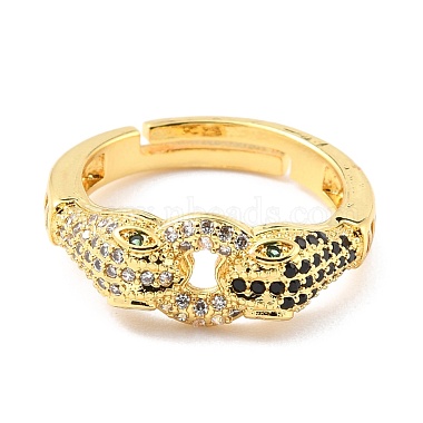 Colorful Brass+Cubic Zirconia Finger Rings