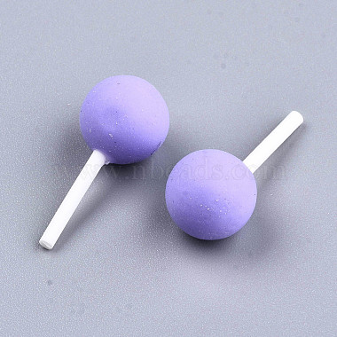 Handmade Polymer Clay 3D Lollipop Embellishments(X-CLAY-T016-82C)-3