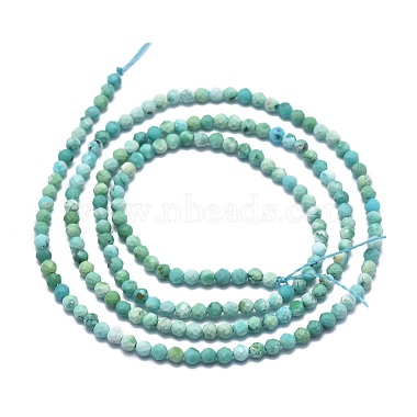 Natural HuBei Turquoise Beads Strands(G-G792-38)-2