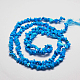 Puce turquoise synthétique chapelets de perles(G-M205-54)-3