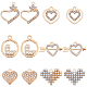 SUPERFINDINGS 48Pcs 6 Style Alloy Pendants(FIND-FH0004-12)-1