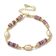 Natural Pearl & Shell Beaded Bracelets(BJEW-C051-05G)-1