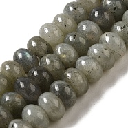 Natural Labradorite Beads Strands, Rondelle, 10x6~6.5mm, Hole: 1mm, about 59~61pcs/strand, 14.57~15.16 inch(37~38.5cm)(G-G102-C06-01)