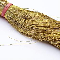 Nylon Thread, Dark Goldenrod, 0.3mm, about 328.08 yards(300m)/bundle(NWIR-D054-01)