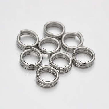 Platinum Ring Brass Split Rings