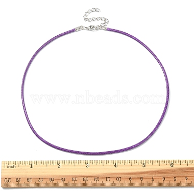 Изготовление ожерелья из вощеного шнура 30шт. 5 цветов(NCOR-FS0001-01)-5