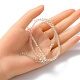 Collier de perles rondes en verre bling pour femme(NJEW-PH01490-01)-4