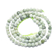 Natural Myanmar Jade/Burmese Jade Beads Strands(G-D0001-08-4mm)-2