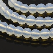 Opalite Round Beads Strands, 4mm, Hole: 1mm, about 105pcs/strand, 15.7 inch(GLAA-A025-4mm-04)