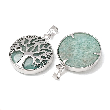 Natural Amazonite Pendants(GG-CBA0251-10E-P)-2