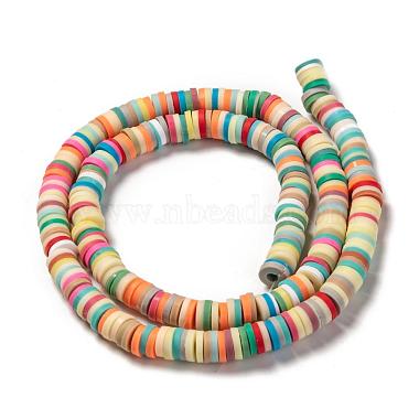 Handmade Polymer Clay Beads Strands(CLAY-R089-6mm-103)-2
