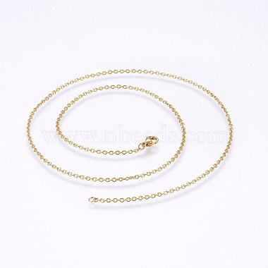 304 Stainless Steel Cable Chains Necklaces(MAK-L015-34B)-2