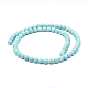 Synthetic Howlite Bead Strands(G-P286-16-6mm-1)-3