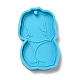 Mother's Day Girl's Back Silicone Pendant Molds(AJEW-M221-02A)-2