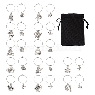 Alloy Wine Glass Charms