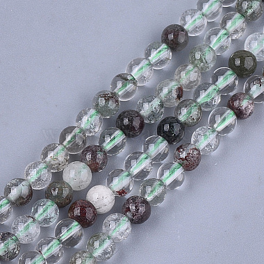 6mm Round Lodolite Quartz Beads