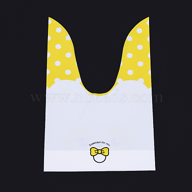 Kawaii Bunny Plastic Candy Bags(ABAG-Q051A-03)-3