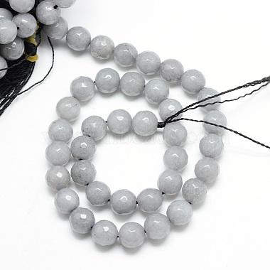 Natürliche weiße Jade Perlenstränge(X-G-R346-6mm-10)-2