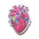Valentine's Day Opaque Printed Acrylic Pendants for Earrings Making(MACR-M037-01B)-2