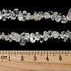 quartz naturel perles de puce de cristal brins(G-M205-01A)-3