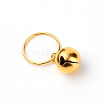 Alloy Pendants, Bell, Golden, 26mm, Hole: 14mm, Bell: 13.5x10mm(PALLOY-WH0084-92)