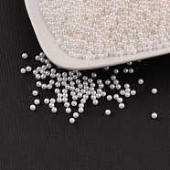 Imitation Pearl Acrylic Beads, No Hole, Round, White, 14mm, about 500pcs/bag(OACR-S011-14mm-Z9)