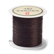 3-Ply Round Nylon Thread, with Spool, Coffee, 0.2mm, about 109.36 Yards(100m)/Roll(NWIR-Q001-01E-03)