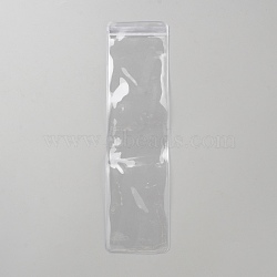 PVC Transparent Resealable Bags, Rectangle, Clear, 26x6.9x0.2cm(ABAG-WH0046-42A)