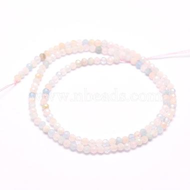 Natural Morganite Beads Strands(G-F509-08-4mm)-2