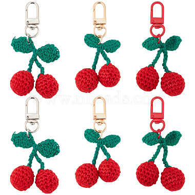 Mixed Color Cherry Wool Pendant Decorations