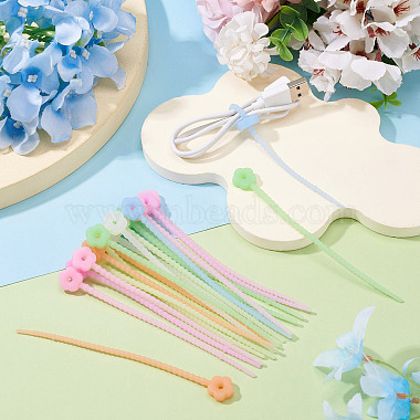 50Pcs Luminous Silicone Cable Ties(FIND-TA0010-63A)-8