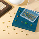 40Pcs 2 Styles Brass Enamel Eye Pin Peg Bails(KK-TA0003-44)-6