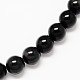 Grade AA Natural Obsidian Round Beads Strands(X-G-L275-03-8mm)-1