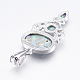 Abalone Shell/Paua Shell Pendants(X-SSHEL-P014-18)-2