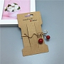 Camel Rectangle Paper Hair Clip Display Cards(CDIS-WH0013-03E)